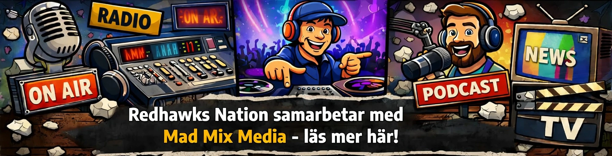 Mad Mix Media - Radio, podcasts & TV — one bold universe.